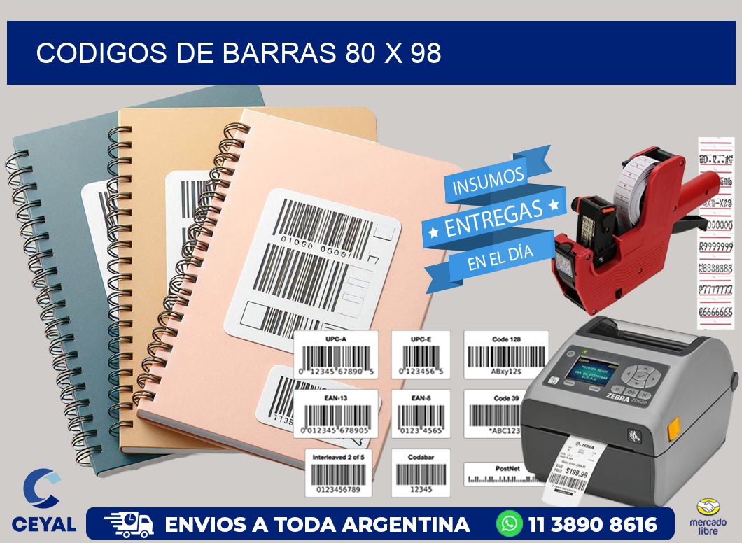 codigos de barras 80 x 98