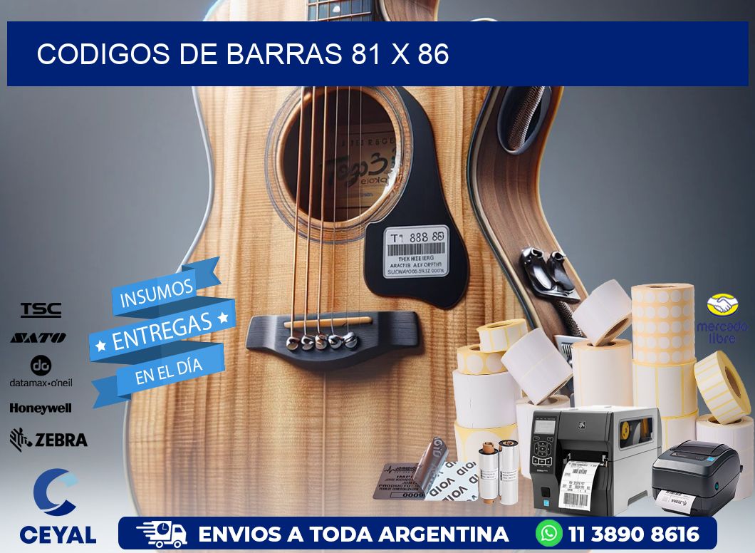 codigos de barras 81 x 86