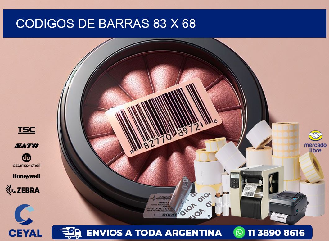 codigos de barras 83 x 68