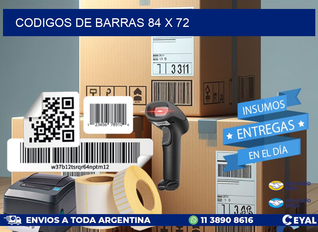 codigos de barras 84 x 72