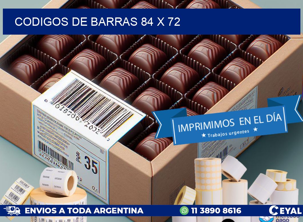 codigos de barras 84 x 72