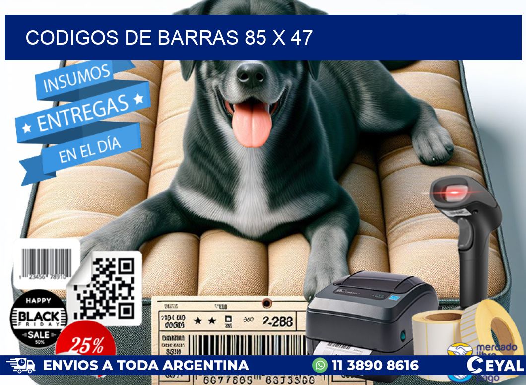 codigos de barras 85 x 47