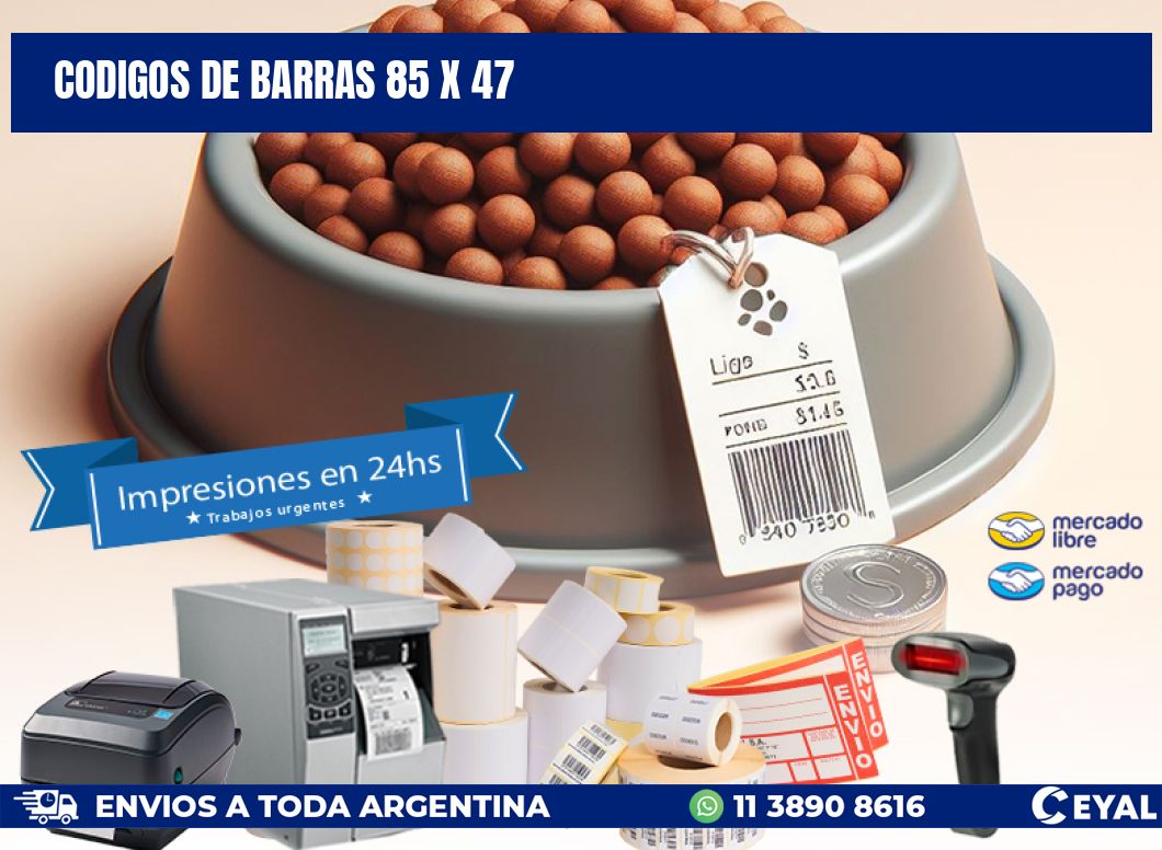 codigos de barras 85 x 47