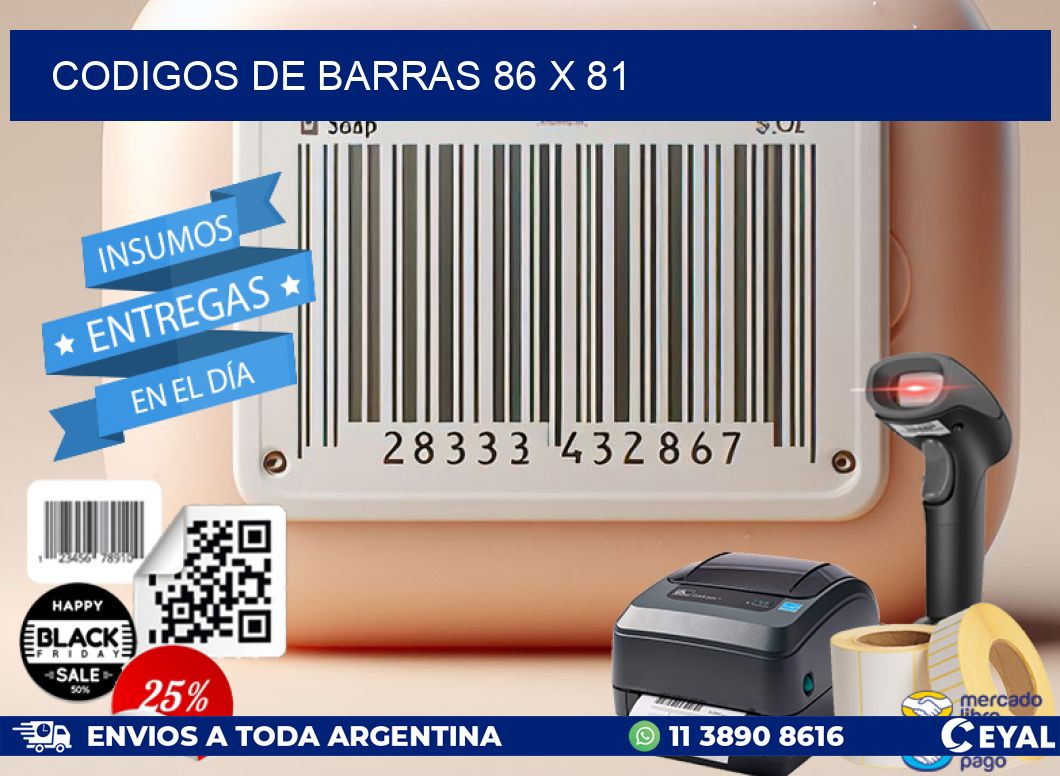 codigos de barras 86 x 81