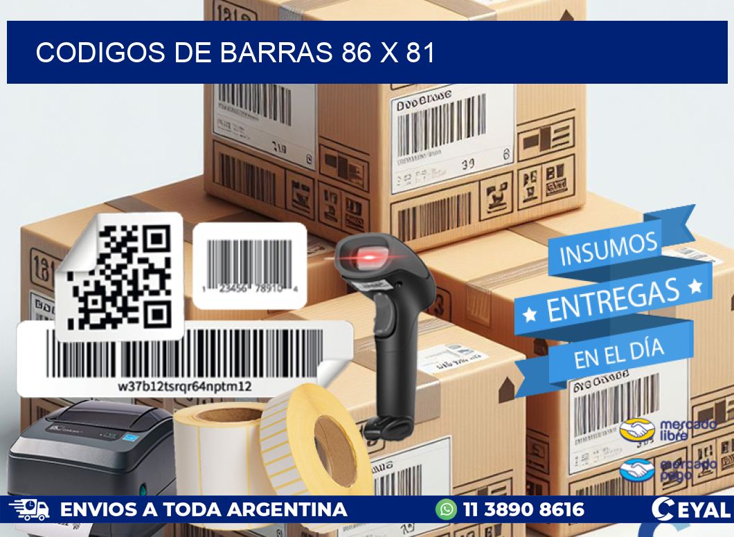 codigos de barras 86 x 81