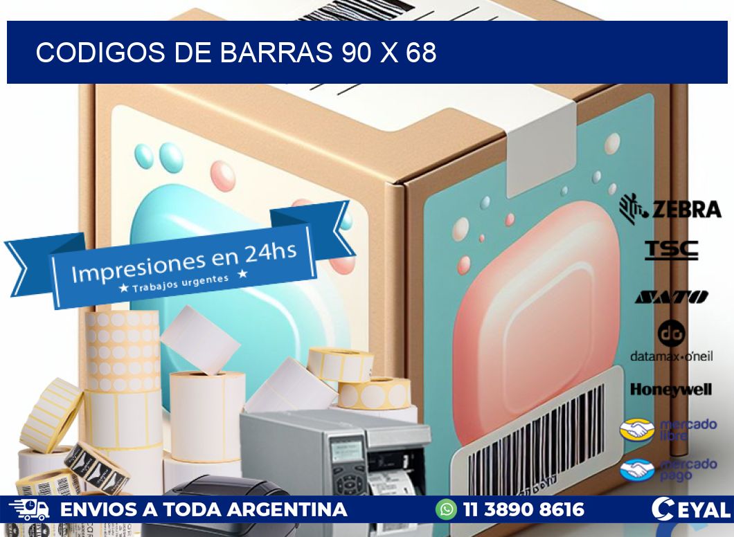 codigos de barras 90 x 68