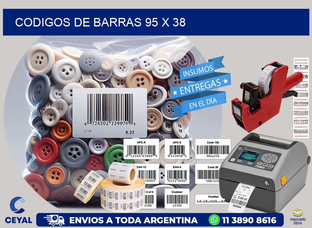 codigos de barras 95 x 38