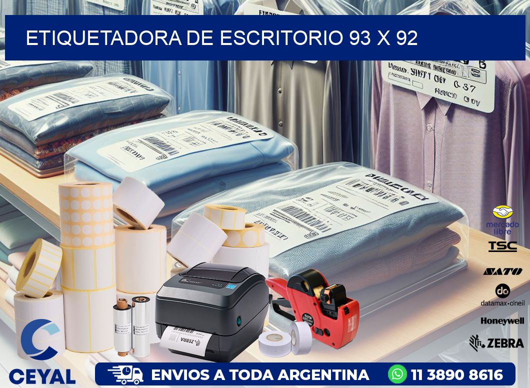 etiquetadora de escritorio 93 x 92