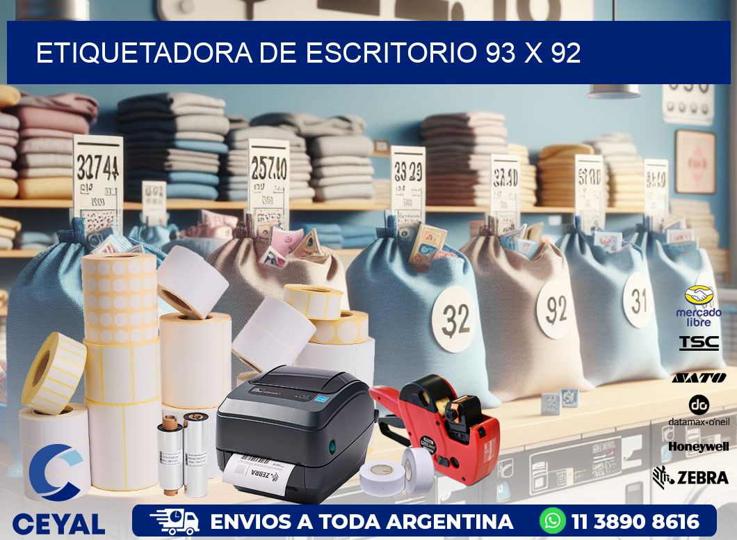 etiquetadora de escritorio 93 x 92