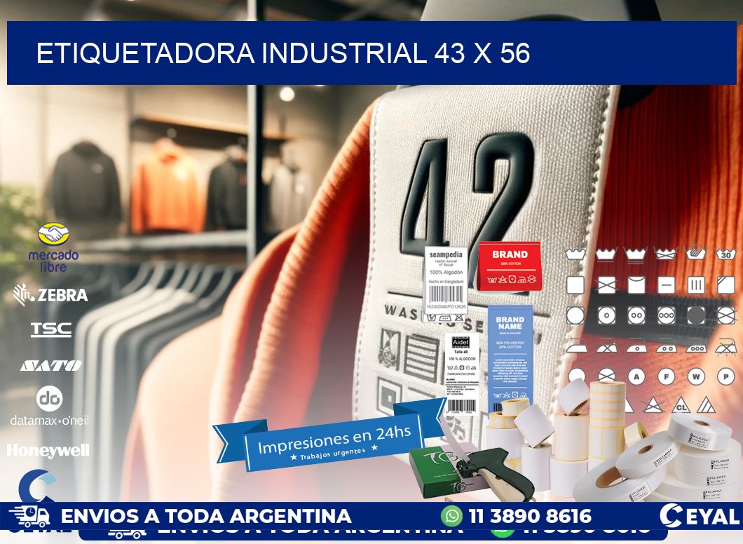 etiquetadora industrial 43 x 56