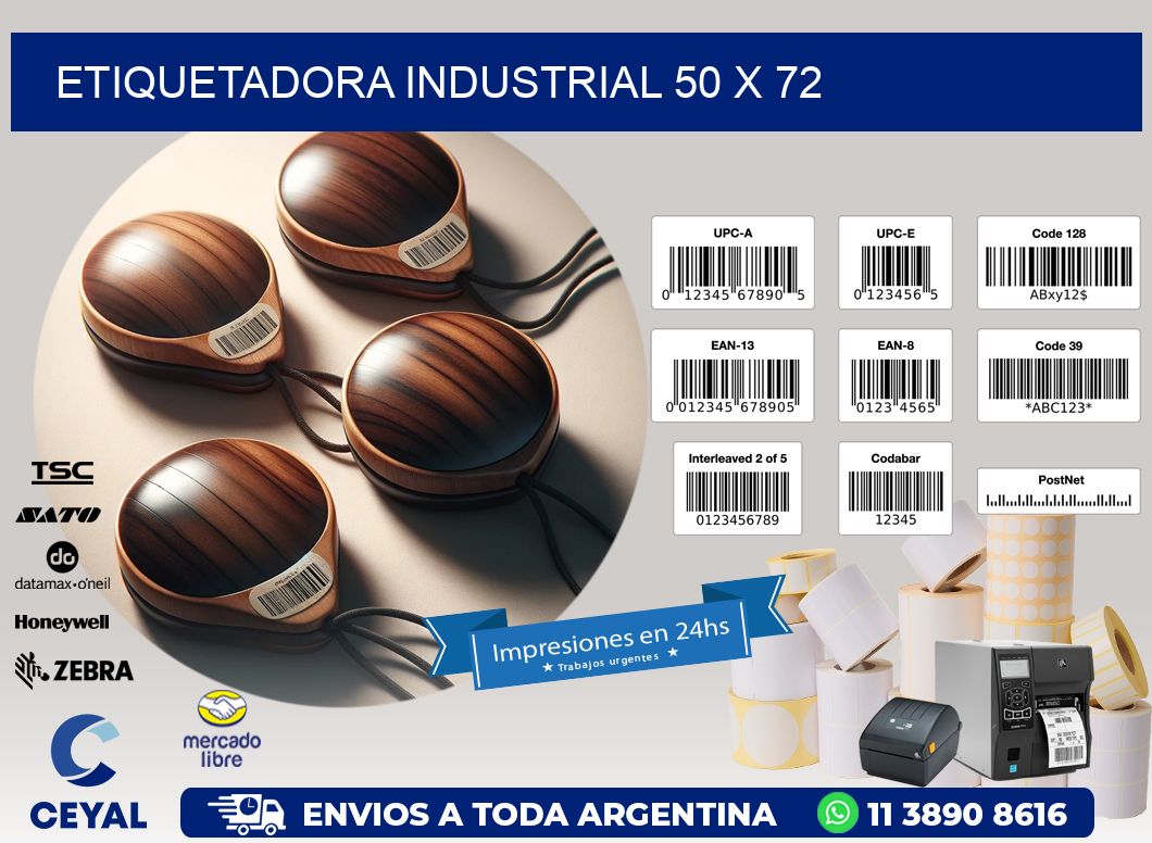 etiquetadora industrial 50 x 72