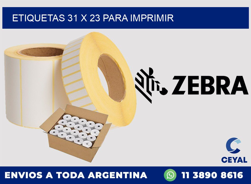 ETIQUETAS 31 x 23 PARA IMPRIMIR
