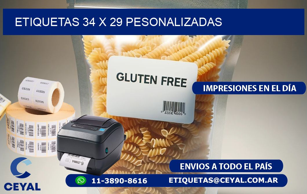 ETIQUETAS 34 x 29 PESONALIZADAS