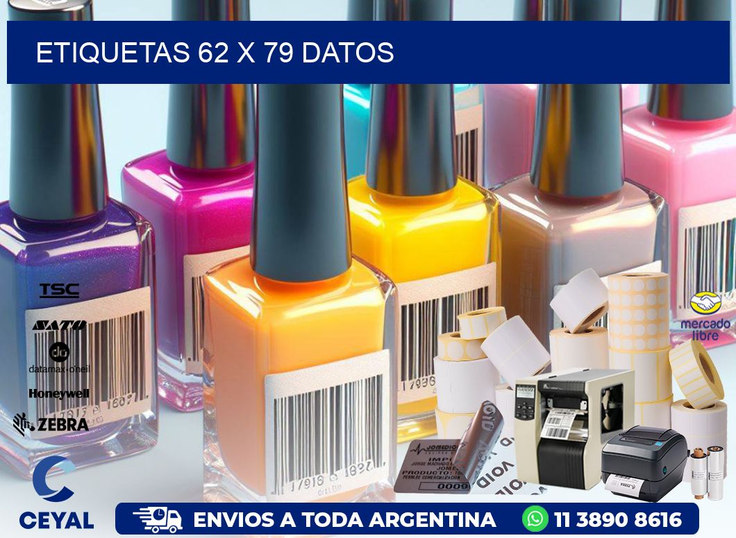 ETIQUETAS 62 x 79 DATOS