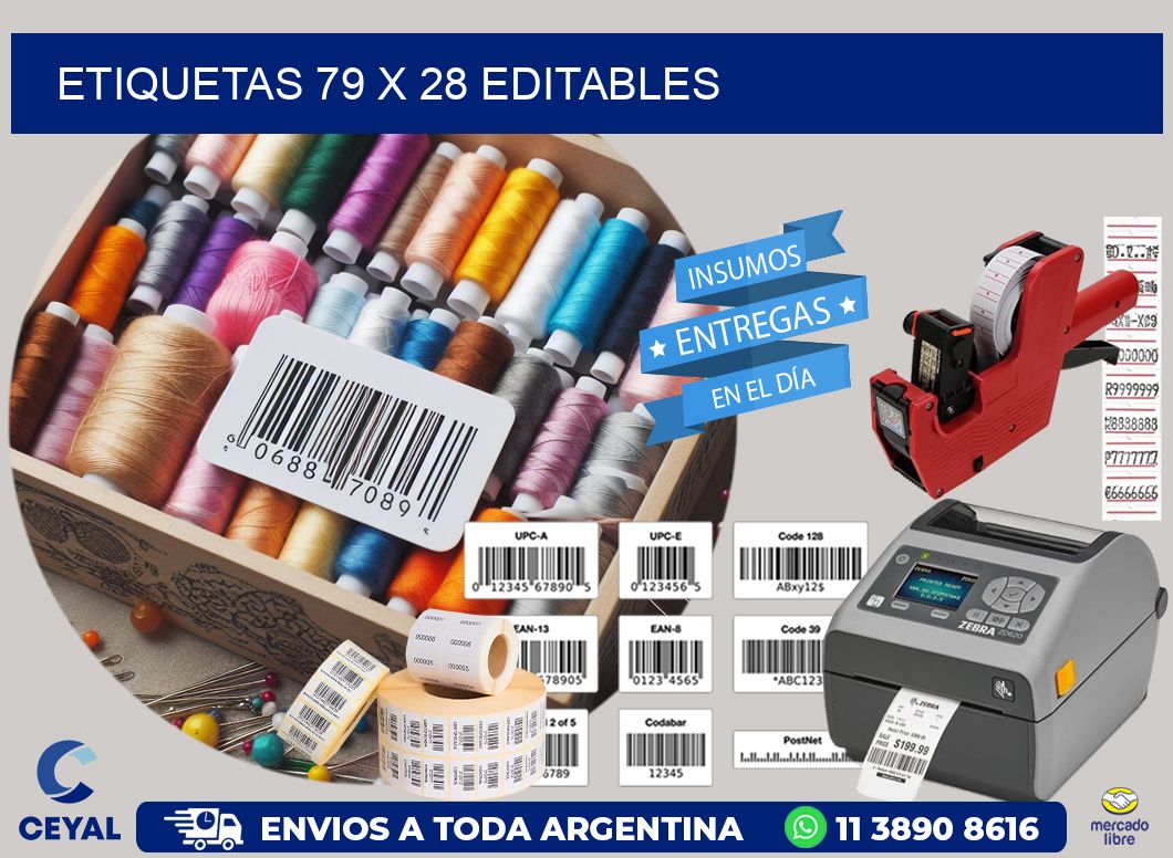 ETIQUETAS 79 x 28 EDITABLES