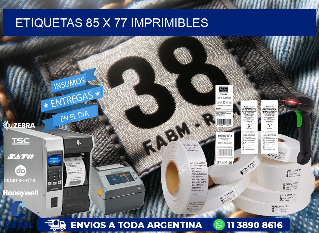 ETIQUETAS 85 x 77 IMPRIMIBLES