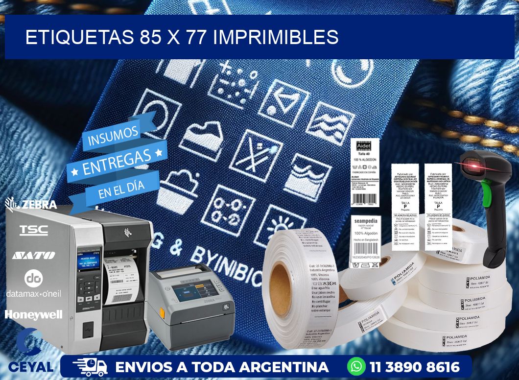 ETIQUETAS 85 x 77 IMPRIMIBLES