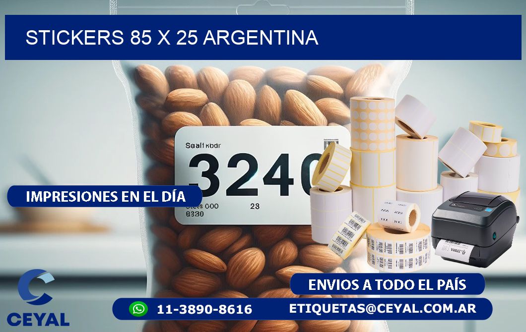 STICKERS 85 x 25 ARGENTINA