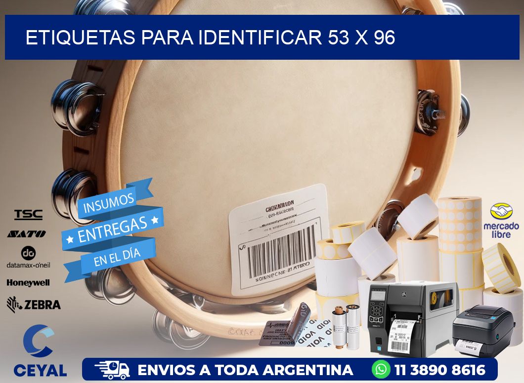 etiquetas para identificar 53 x 96