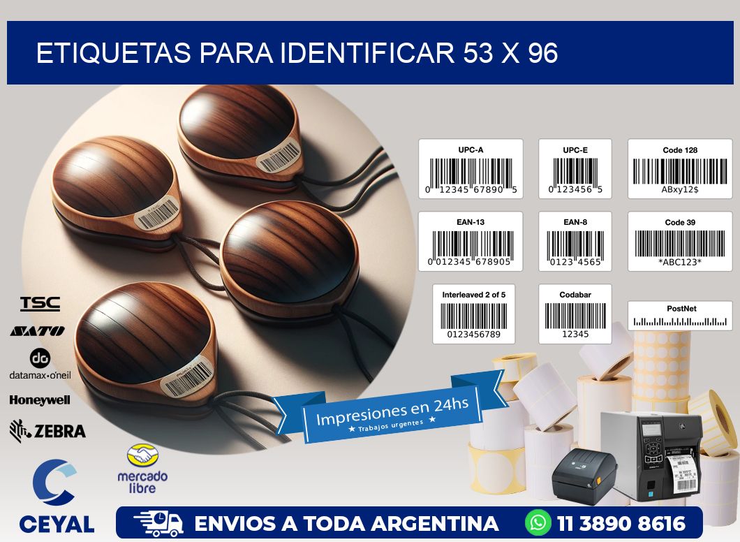 etiquetas para identificar 53 x 96