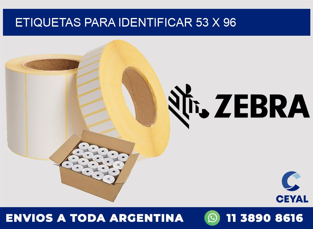 etiquetas para identificar 53 x 96