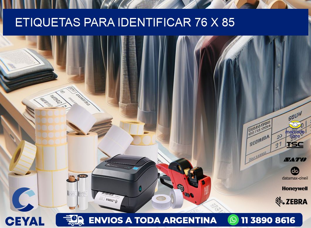 etiquetas para identificar 76 x 85
