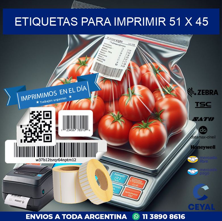 etiquetas para imprimir 51 x 45