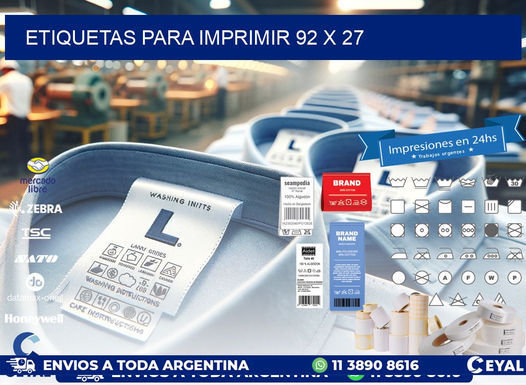 etiquetas para imprimir 92 x 27