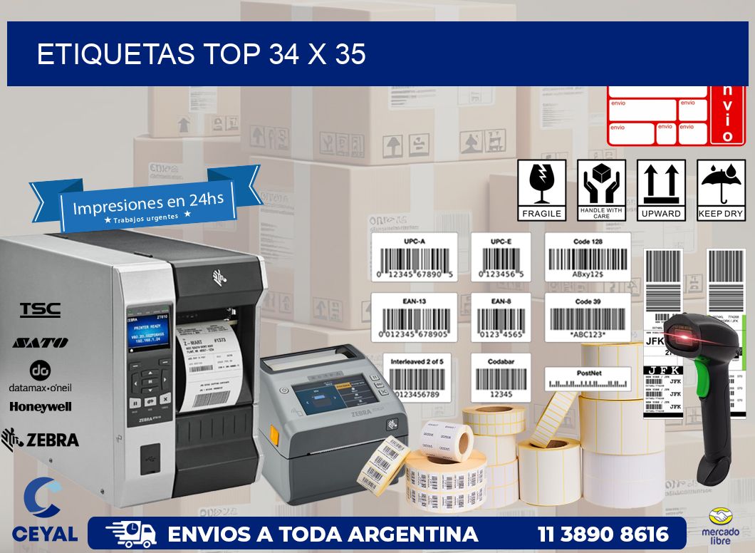 etiquetas top 34 x 35