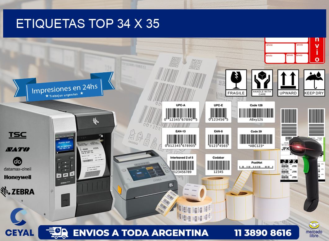 etiquetas top 34 x 35