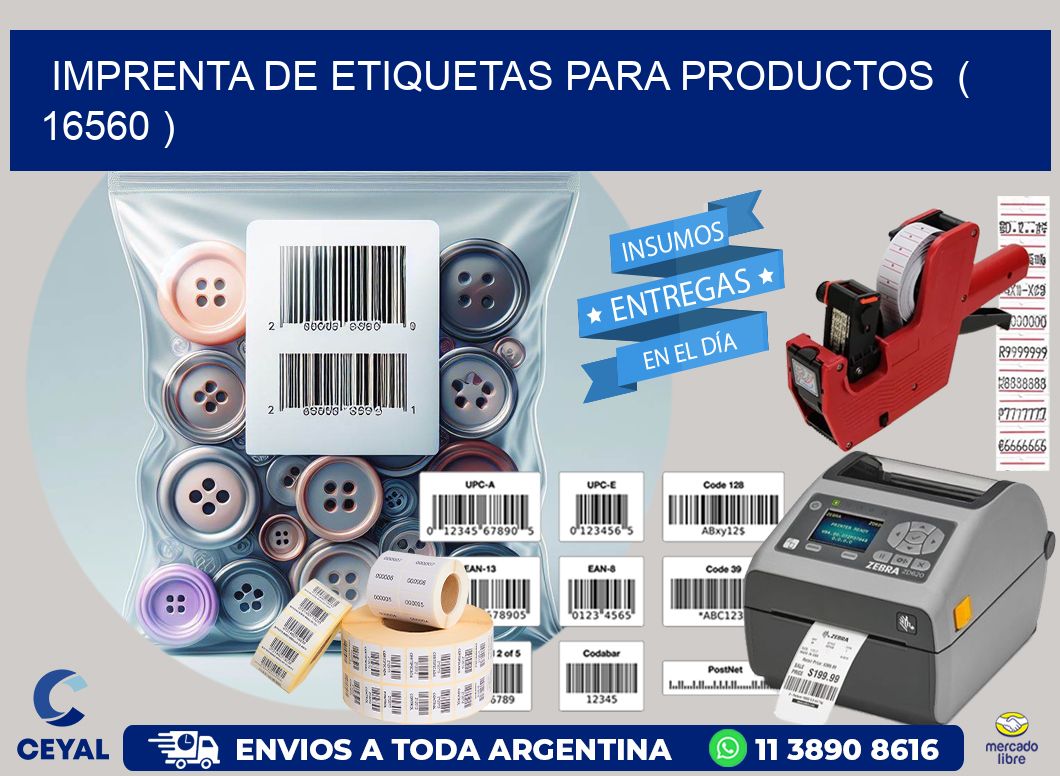 imprenta de etiquetas para productos  ( 16560 )