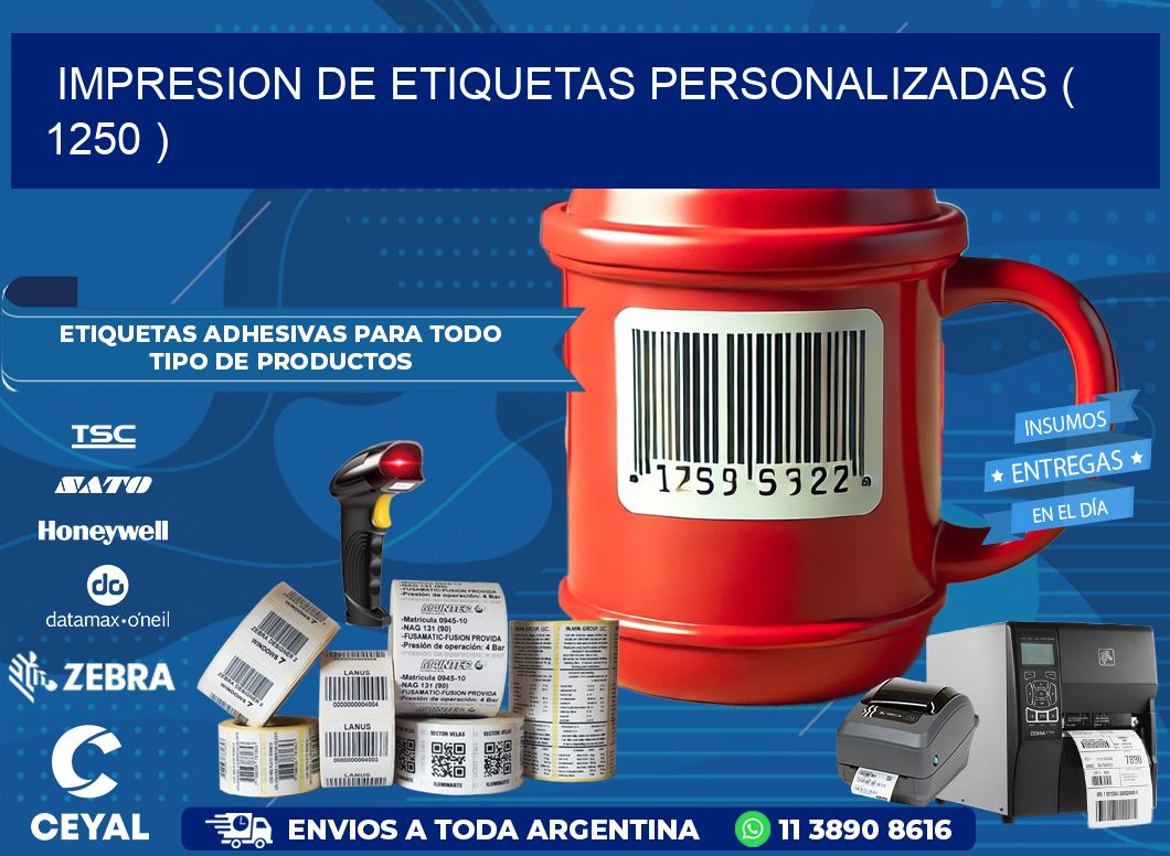 impresion de etiquetas personalizadas ( 1250 )