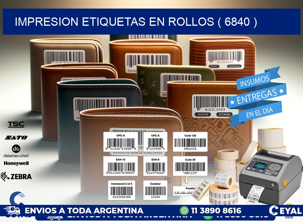 impresion etiquetas en rollos ( 6840 )
