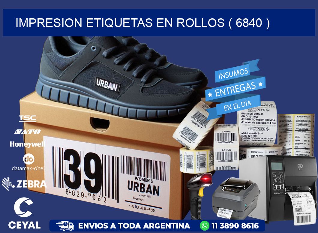 impresion etiquetas en rollos ( 6840 )