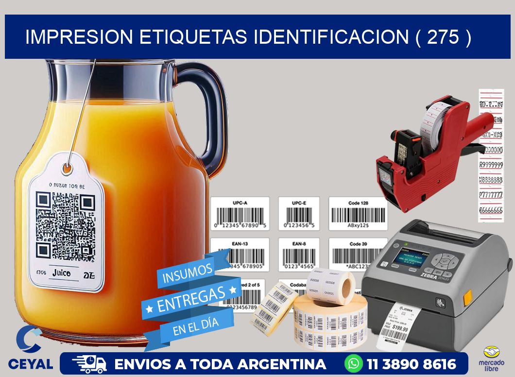 impresion etiquetas identificacion ( 275 )