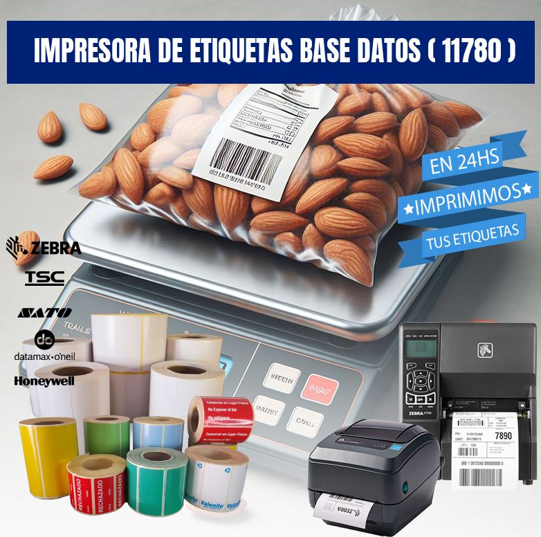 impresora de etiquetas base datos ( 11780 )