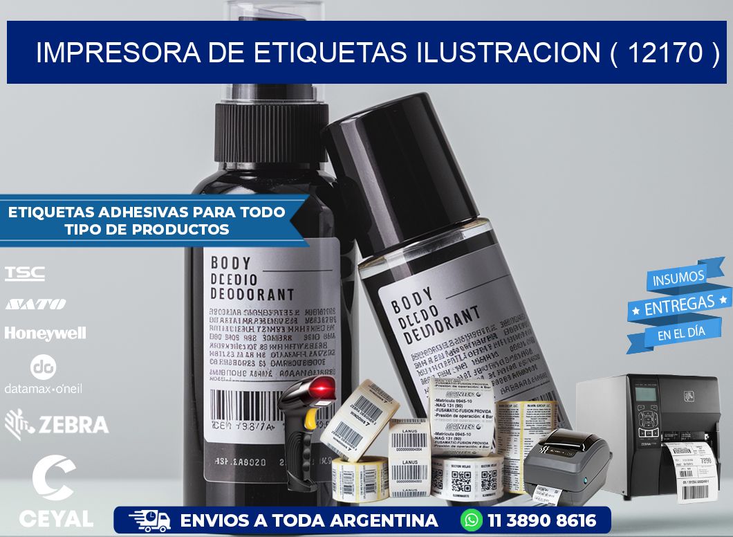 impresora de etiquetas ilustracion ( 12170 )