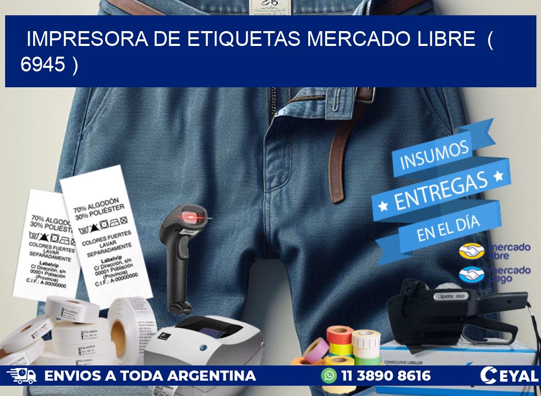 impresora de etiquetas mercado libre  ( 6945 )