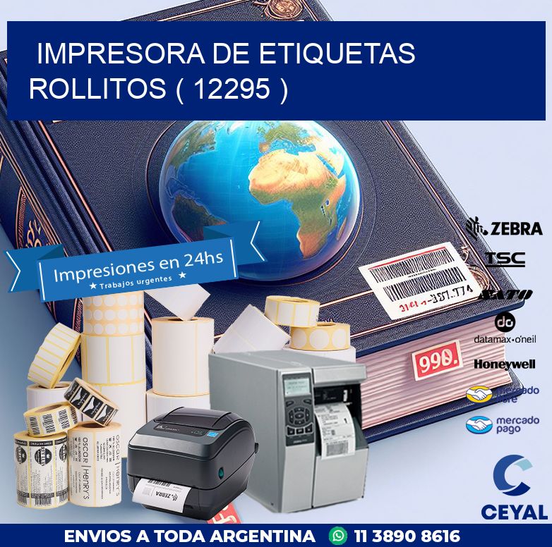 impresora de etiquetas rollitos ( 12295 )