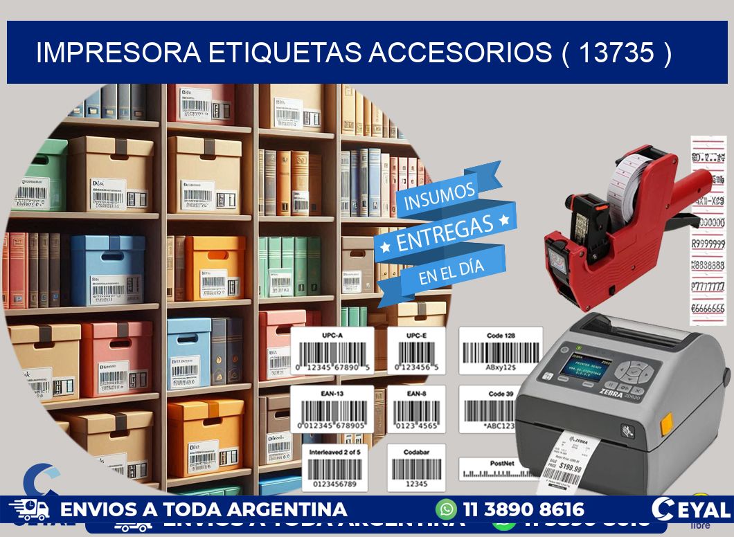 impresora etiquetas accesorios ( 13735 )