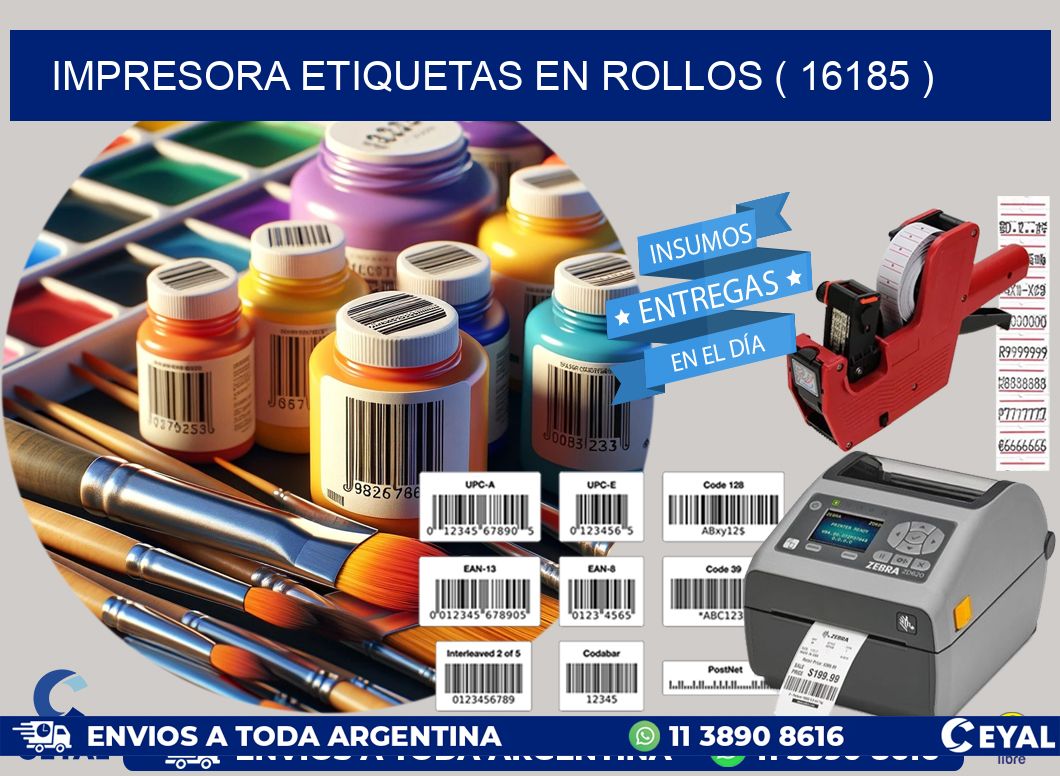 impresora etiquetas en rollos ( 16185 )