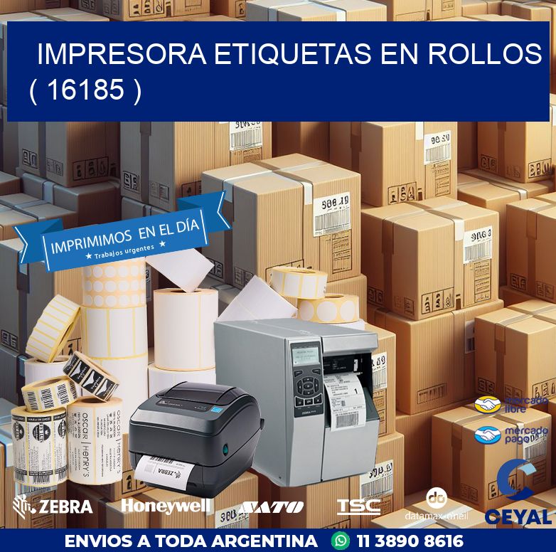 impresora etiquetas en rollos ( 16185 )