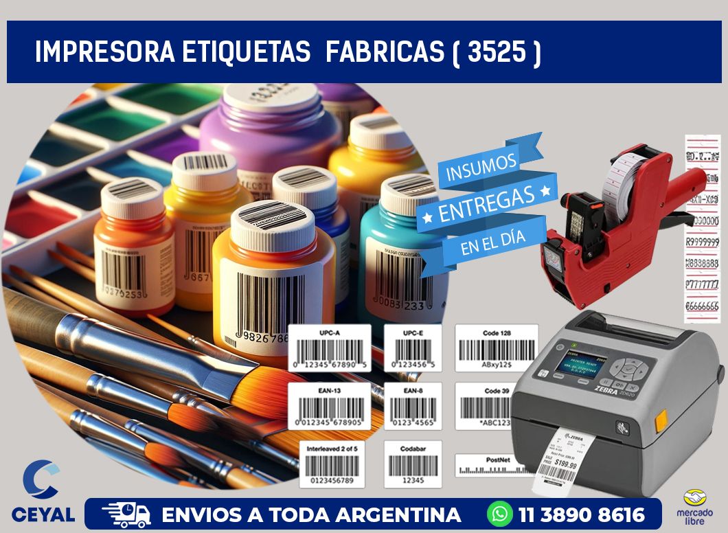 impresora etiquetas  fabricas ( 3525 )
