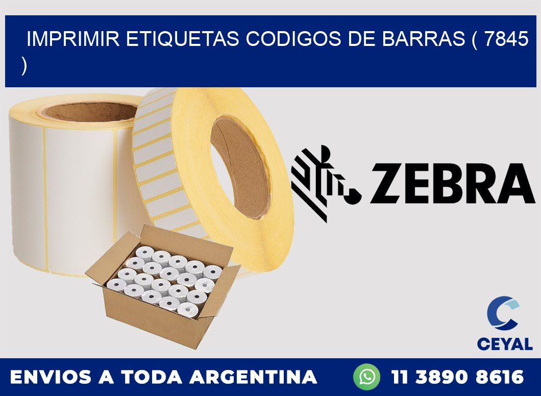 imprimir etiquetas codigos de barras ( 7845 )