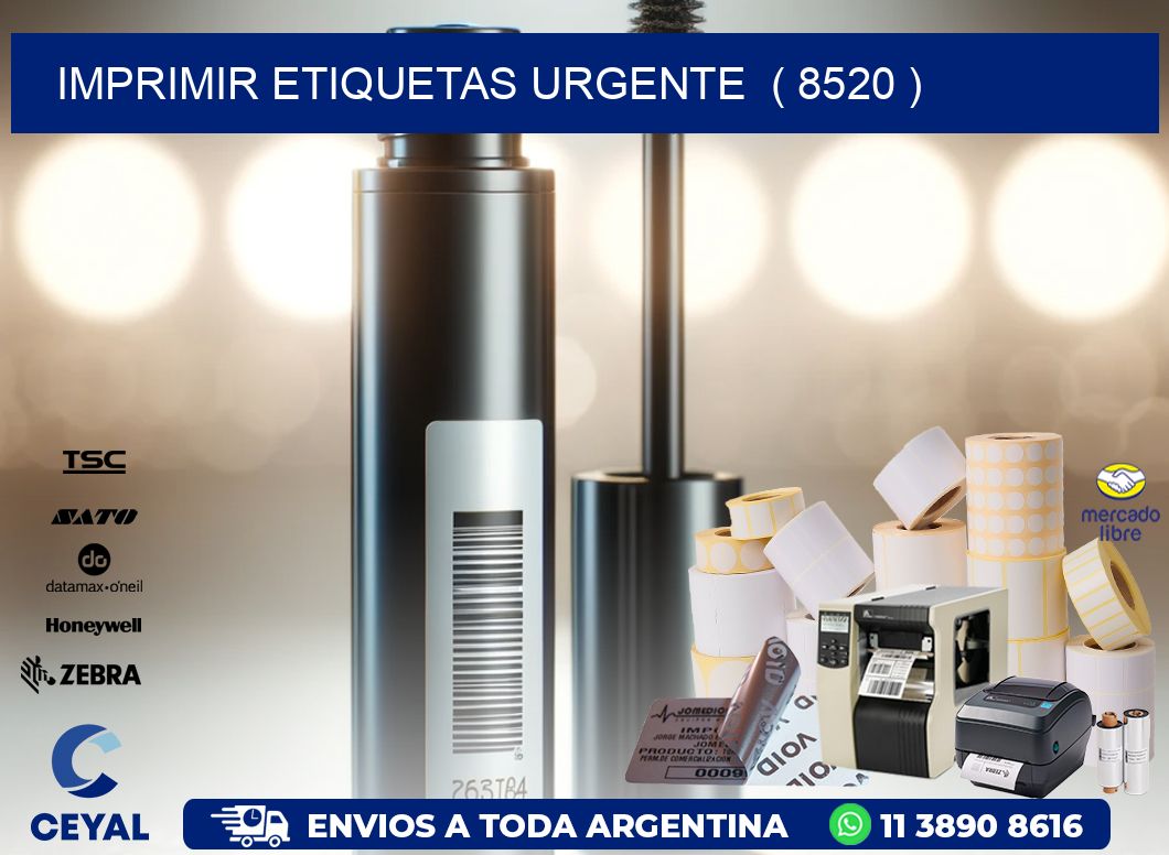 imprimir etiquetas urgente  ( 8520 )