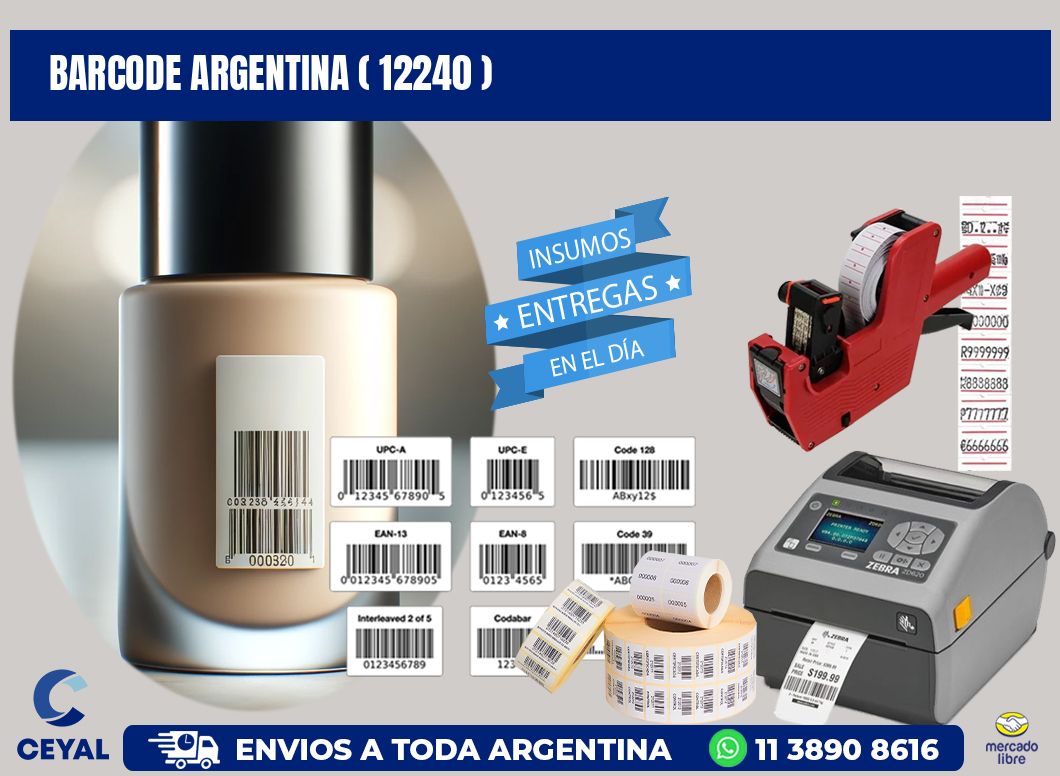 BARCODE ARGENTINA ( 12240 )