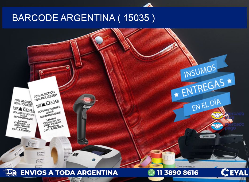 BARCODE ARGENTINA ( 15035 )