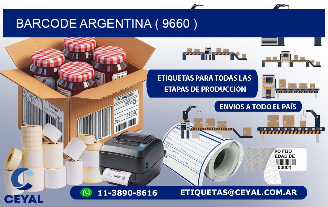 BARCODE ARGENTINA ( 9660 )