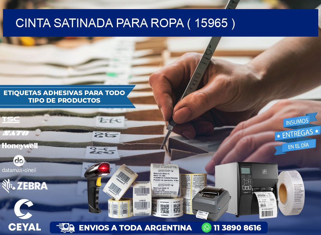 CINTA SATINADA PARA ROPA ( 15965 )