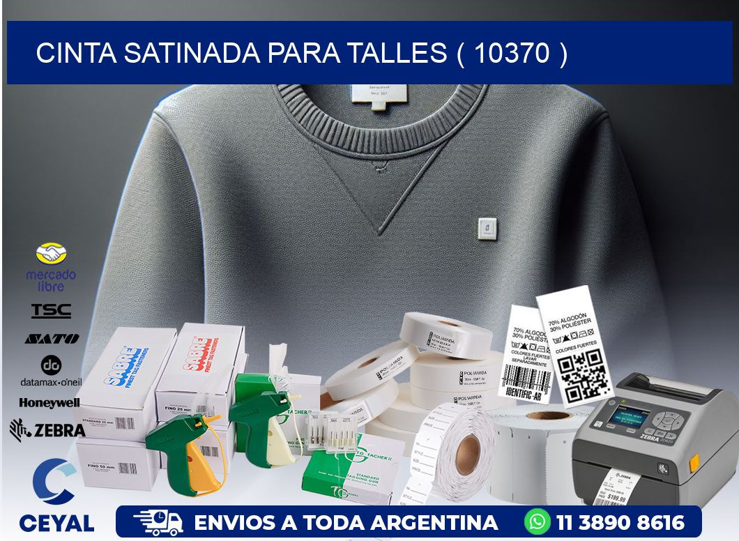 CINTA SATINADA PARA TALLES ( 10370 )